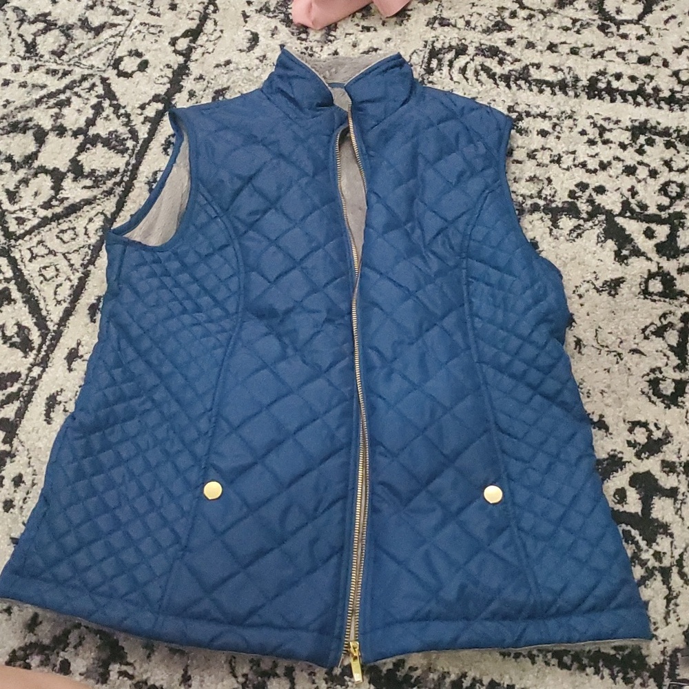 Laura Scott turquoise vest
